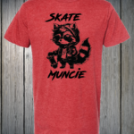 Heather Red Skate Muncie Raccoon