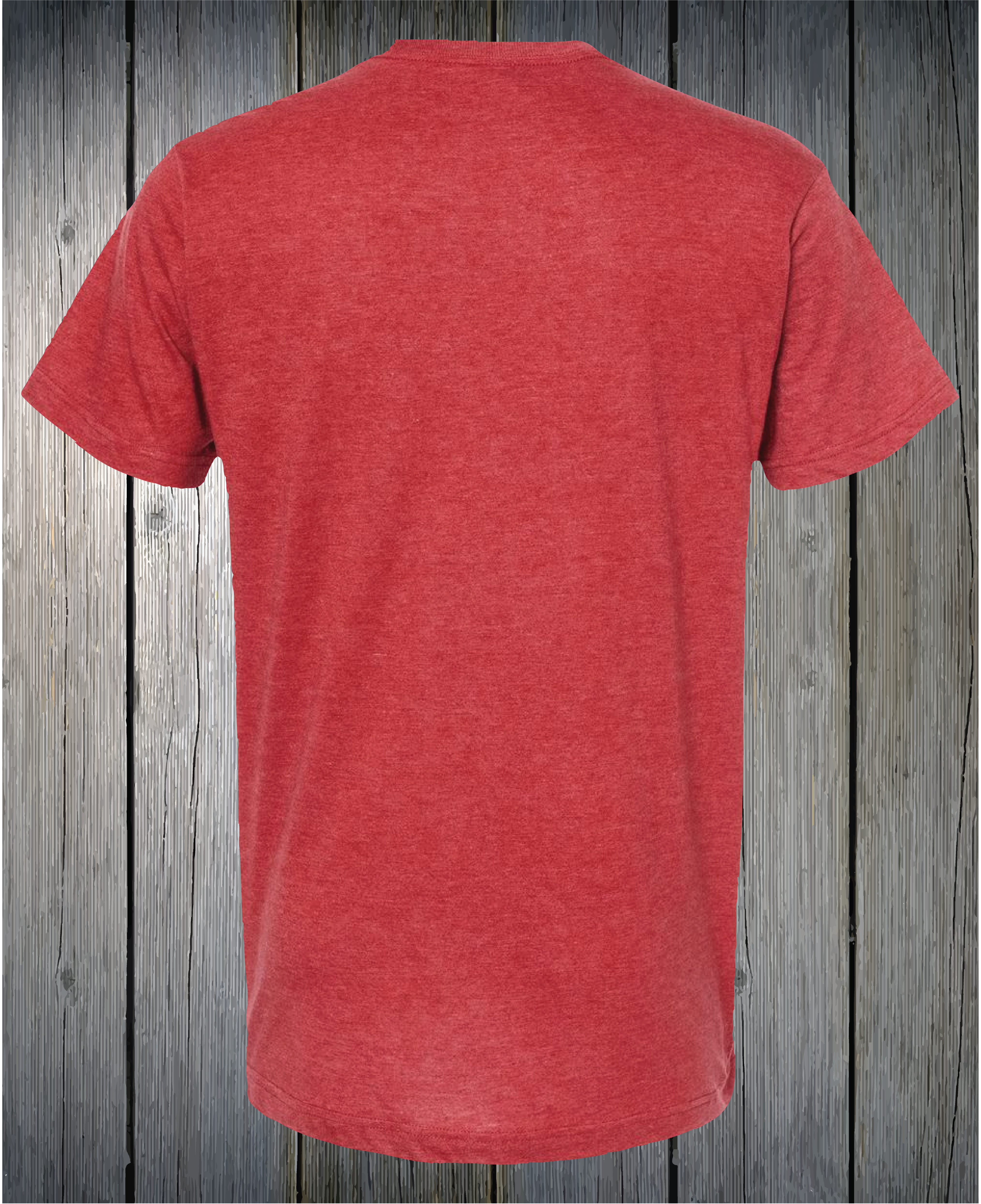 Heather Red T Shirt Ride Muncie Back